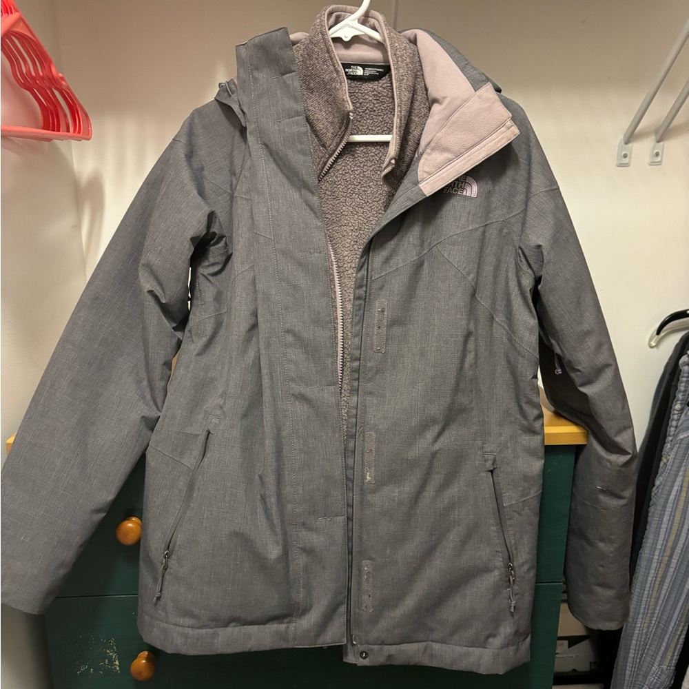 NORTH FACE 2-in-1 FLEECE AND SNOW JACKET